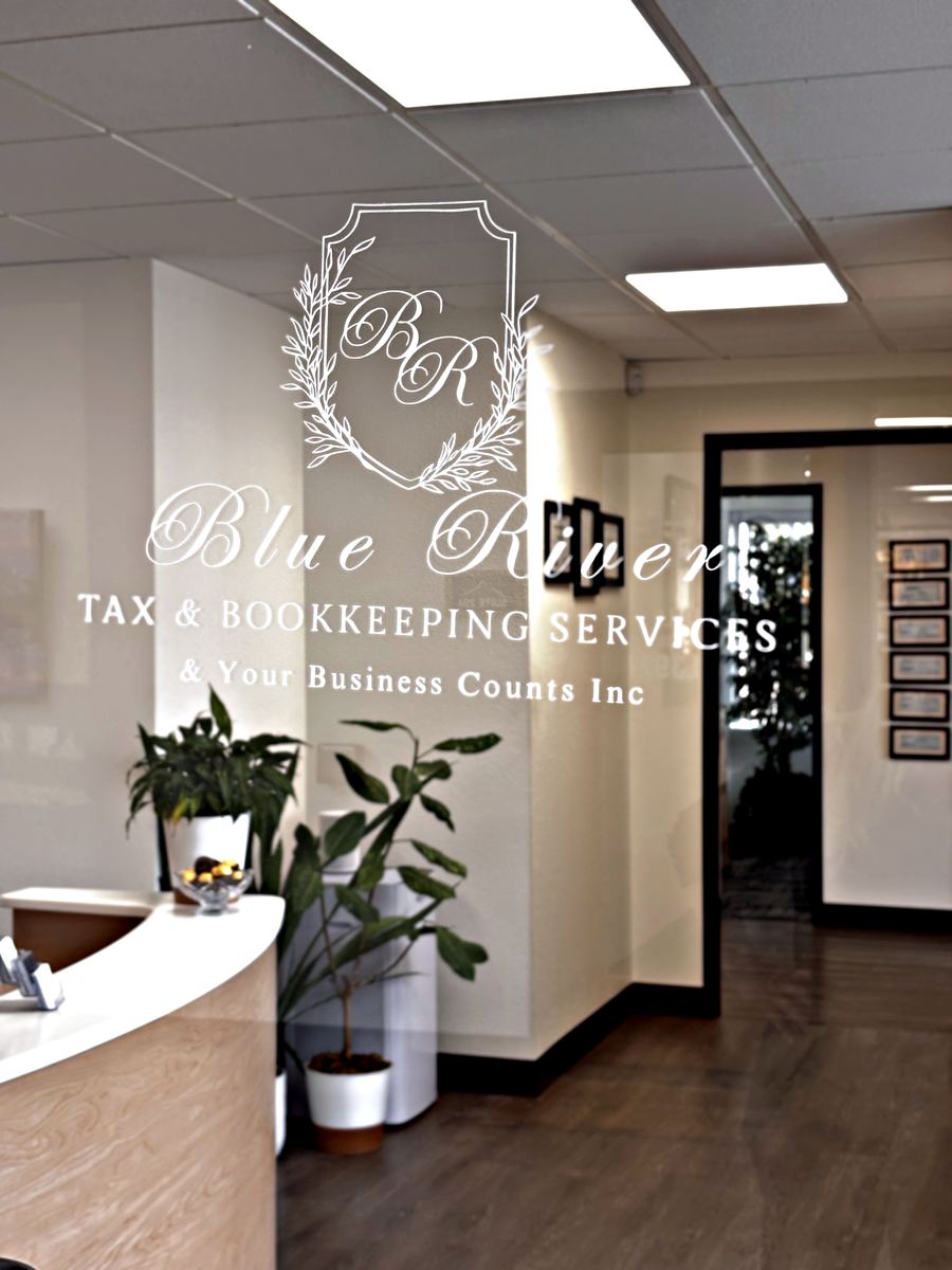The reception area of the Your Business Counts office in Tigard